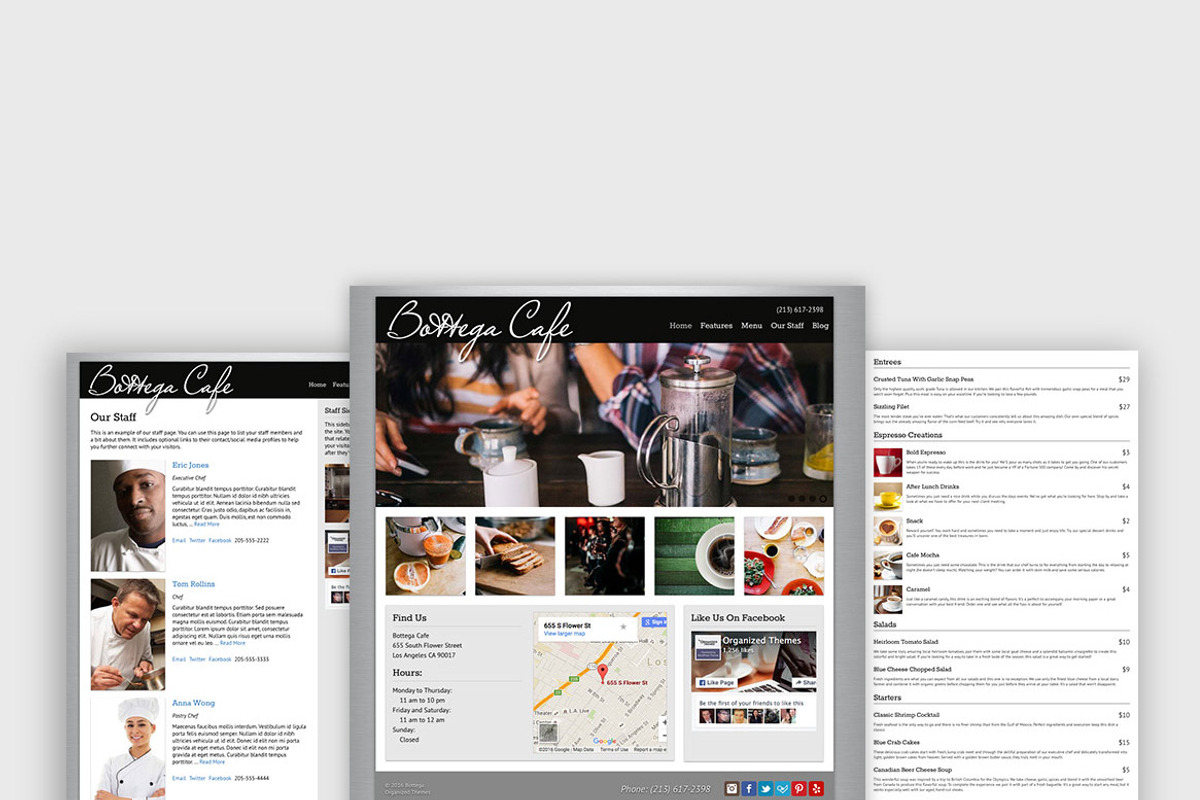 Bottega - Restaurant WordPress Theme, a WordPress Template by Organized Themes