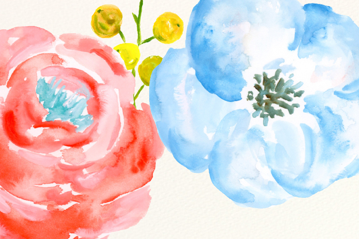 Watercolor Clipart Spring Fresh, an Illustration by Corner Croft (Photo 3 of 3)