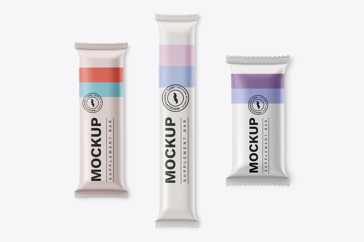Supplement Protein Bar Mockup, a Print Template by Mockupdaddy (Photo 1 of 17)