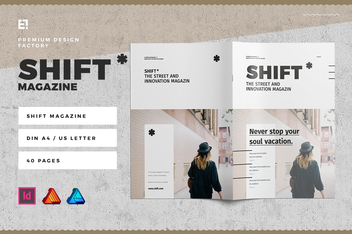 Shift Magazine, a Magazine Template by Egotype (Photo 20 of 26)