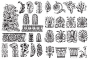 Vintage Architecture Design Elements, an Illustration by Vertigo Creative Products (Thumbnail 2 of 8)