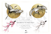 Cherry Blossoms Japan Clipart Sakura, a Decorative Illustration by KaramfilaS (Thumbnail 4 of 9)