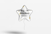 Start Foil Balloon Mockup, a Product Mockup by SLAB! Design (Thumbnail 5 of 7)
