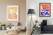 Trendy abstract flowers posters set, a Background Graphic by Good Studio (Thumbnail 13 of 13)