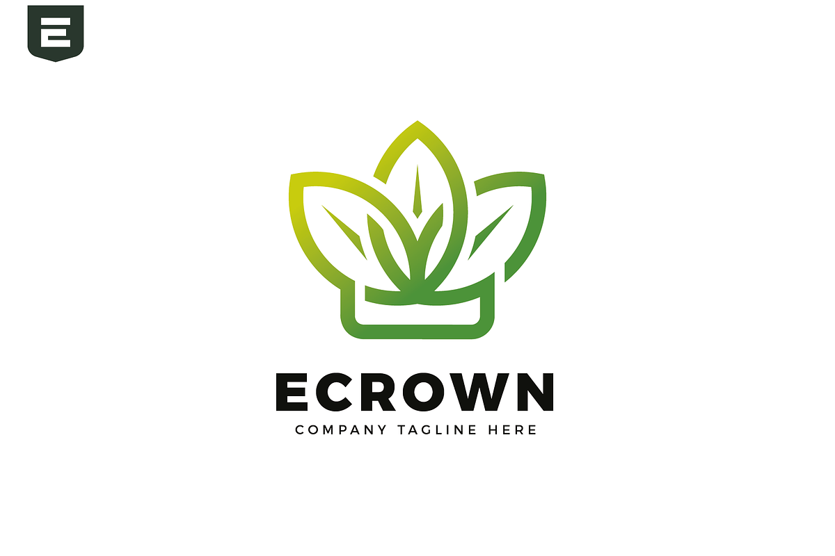 Leaf Crown Logo, a Branding & Logo Template by ehaezer (Photo 1 of 4)