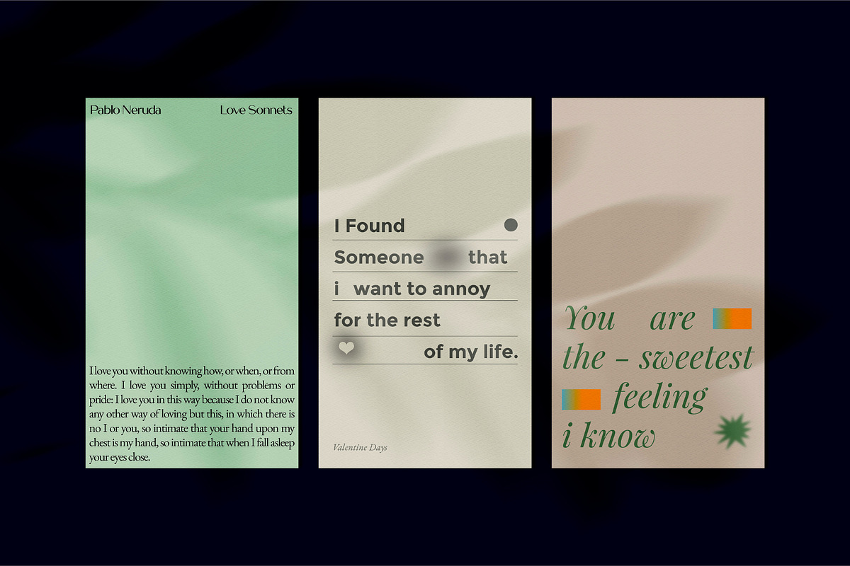 Love Quotes Aesthetic Instagram, a Social Media Template by Nurrehmet Studio (Photo 6 of 8)