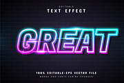 40 Neon text effect editable Vol 2, a Plug-in Add-On by Aglonemadesign (Thumbnail 21 of 25)
