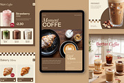 Digital Cafe Menu Cookbook Brochure, a Brochure Template by trabaskriya (Thumbnail 4 of 6)