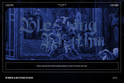 Hangod | Blackletter, a Blackletter Font by Brew & Butcher Studio (Thumbnail 9 of 11)