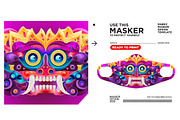 Cute Masker Design & mockup, a Mask Mockup by singpentinkhappy (Thumbnail 15 of 16)