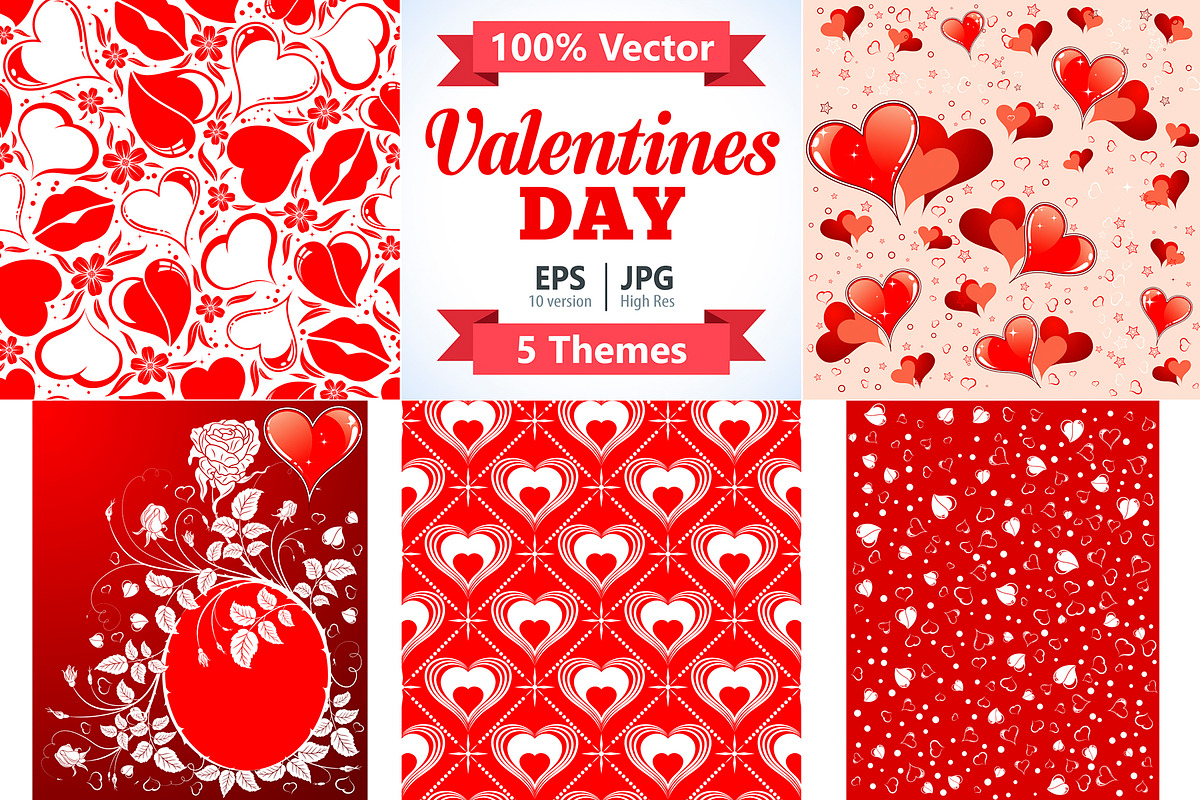 Happy Valentines Day Concepts, a Decorative Illustration by TAlex (Photo 1 of 6)