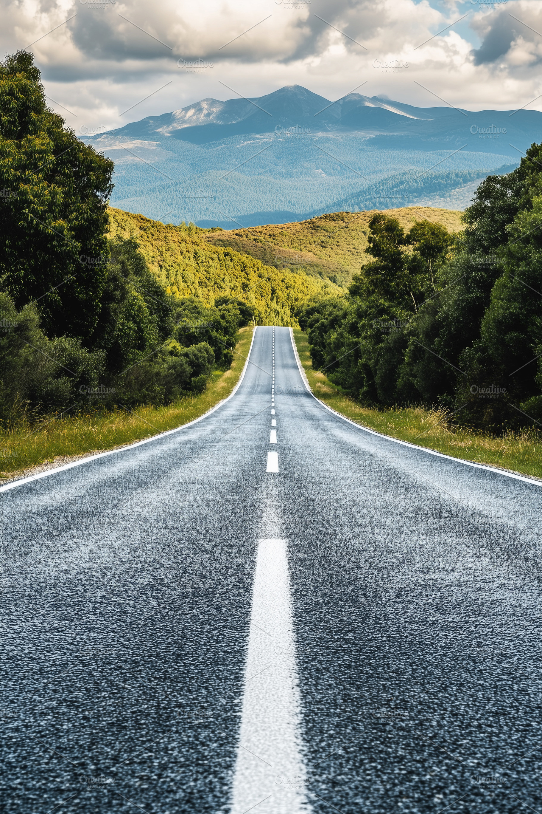 Endless road, a Nature Photo by MistyDay