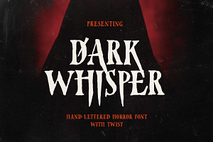 Dark Whisper - Serif Horror Font