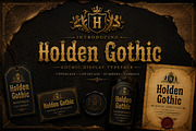Holden Gothic – Blackletter Typeface, a Blackletter Font by Wow Magic (Thumbnail 4 of 4)