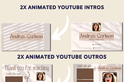 Boho YouTube Branding Kit, a Social Media Template by Chantelle T Illustrations (Thumbnail 3 of 8)