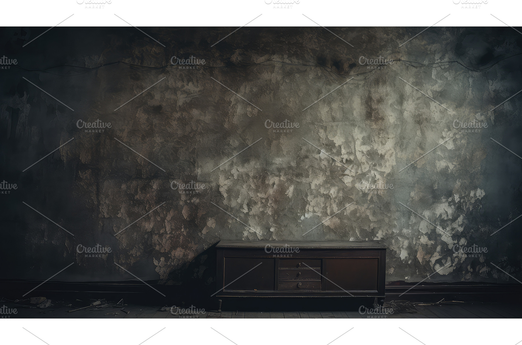 faded dark room wall ai generated, a Background Photo by pikepicture