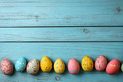 easter eggs on a wooden table, a Holiday Photo by VetalStock (Thumbnail 4 of 7)