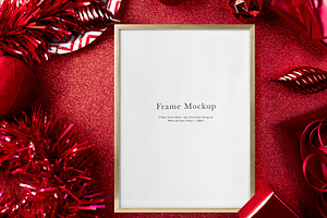 Frame Mockup #2720, Gold Landscape, a Print Template by Kzara Visual Concepts