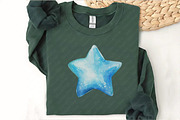 Cute Colorful Watercolor Stars png, an Illustration by Watercolor design (Thumbnail 8 of 12)