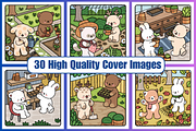 Little Cuddles Coloring Book, a Decorative Illustration by Coco Bloom (Thumbnail 3 of 6)
