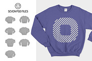 Gildan Crewneck Sweatshirt Mockups, a Shirt Mockup by GraphicHero (Thumbnail 2 of 6)