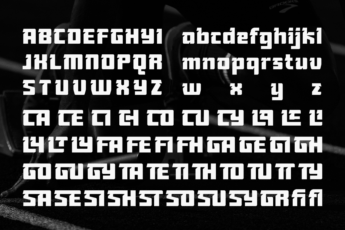 Greaty – Modern Sport Font, a Font by RagamKata (Photo 9 of 10)