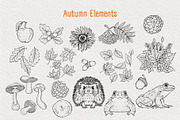 Cozy Autumn Vector Collection, a Seasonal Illustration by ennona_art (Thumbnail 2 of 10)