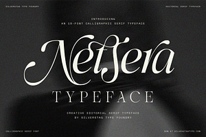 Netsera - Editorial Serif Typeface