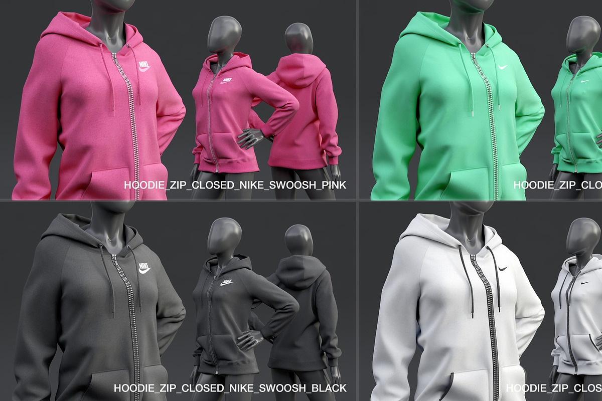Female mannequin in clothes POSE 1, a Characters & Person 3D Model by mrGarret (Photo 24 of 45)
