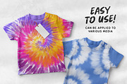 Procreate Realistic Tie Dye Brushes, a Brush Add-On by Nurmiftah (Thumbnail 4 of 12)