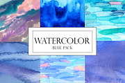 Hand painted backgrounds bundle, a Pattern Graphic by MiraBell (Thumbnail 8 of 19)