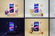 Mobby - 3D Phone Scene Creator, an Object 3D Model by Illustraly Design (Thumbnail 7 of 7)