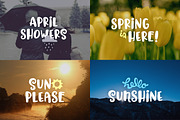 Hello Spring Font, a Sans Serif Font by Denise Chandler (Thumbnail 5 of 8)