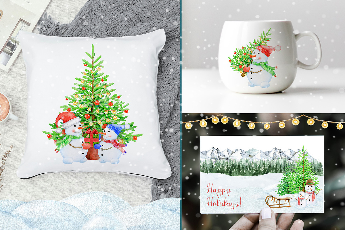 Winter Wonderland Clipart, a Seasonal Illustration by AnitaPol (Photo 10 of 20)