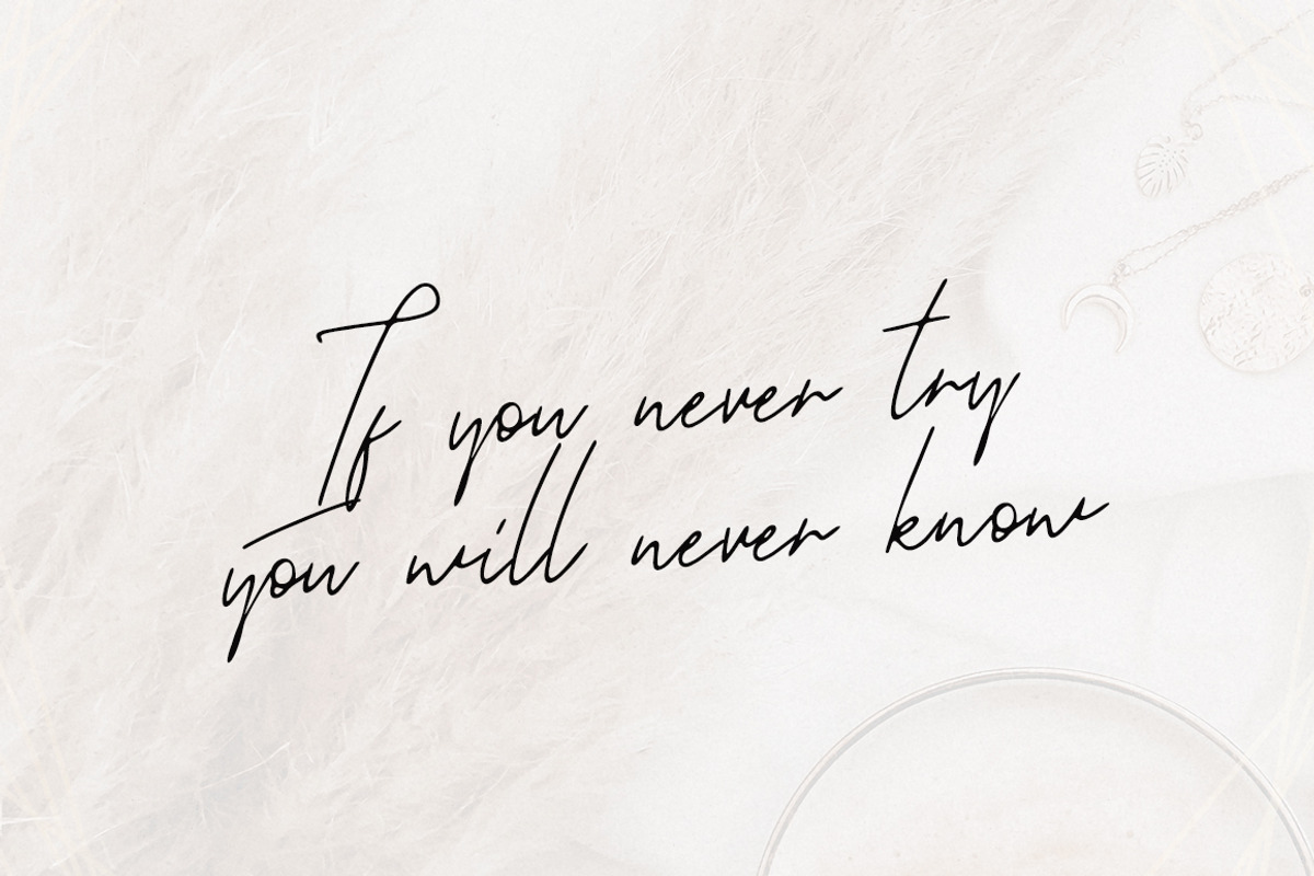 Jar Binks Latin & Cyrillic, a Script Font by Katie Holland (Photo 9 of 9)