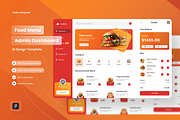 LuweeAa - Food Admin Panel Dashboard, a Websites & App Template by Annora Studio (Thumbnail 1 of 2)