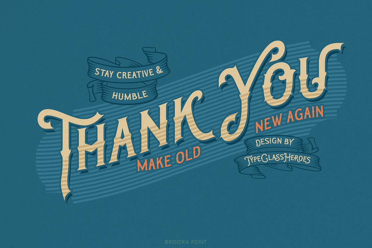 Brisora Victorian typeface, a Blackletter Font by TypeClassHeroes (Photo 10 of 10)