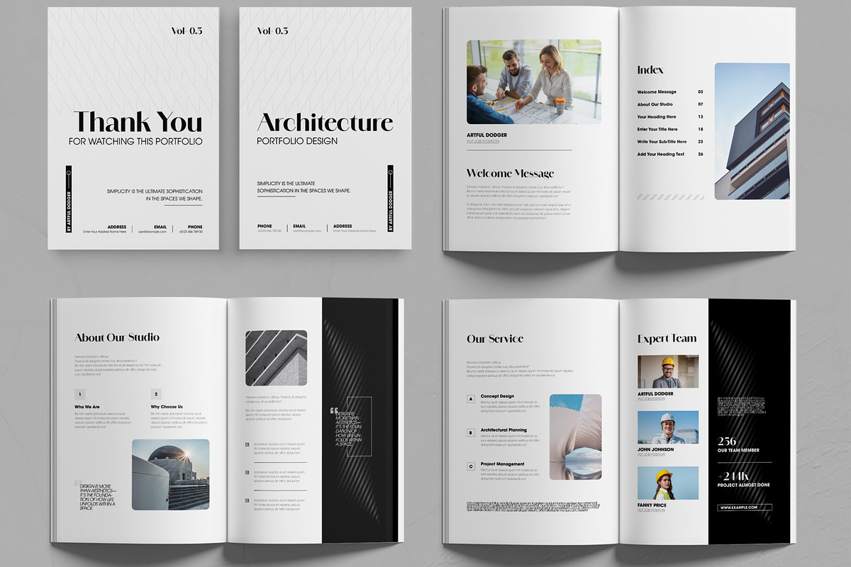 Modernist Architectural Portfolio preview 2