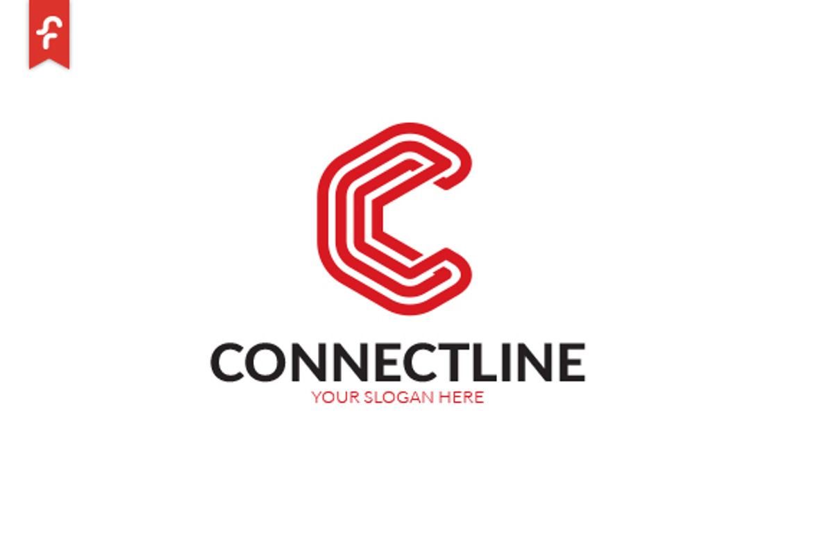Connect Line Logo, a Branding & Logo Template by ft.studio