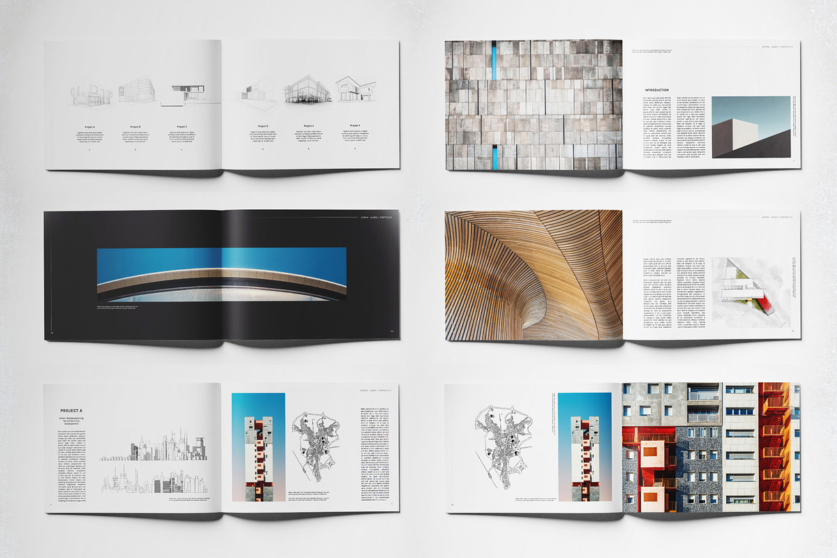 Architecture Portfolio Bundle, a Presentation Template by InDesignSkills (Photo 4 of 22)