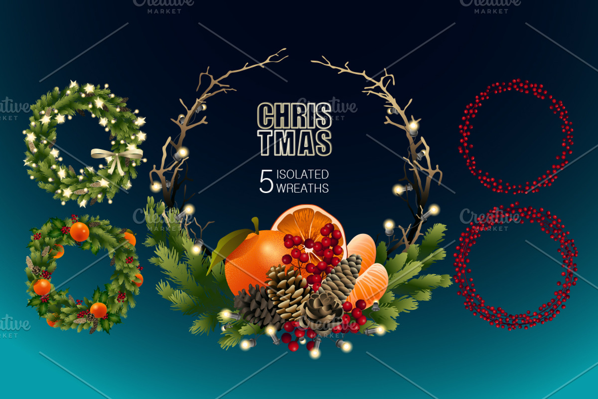 Christmas collection, a Decorative Illustration by Ekaterina Glazkova (Photo 5 of 8)