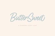 ButterSweet | Smooth Script Font, a Handwritten Font by The Paper Town (Thumbnail 1 of 12)
