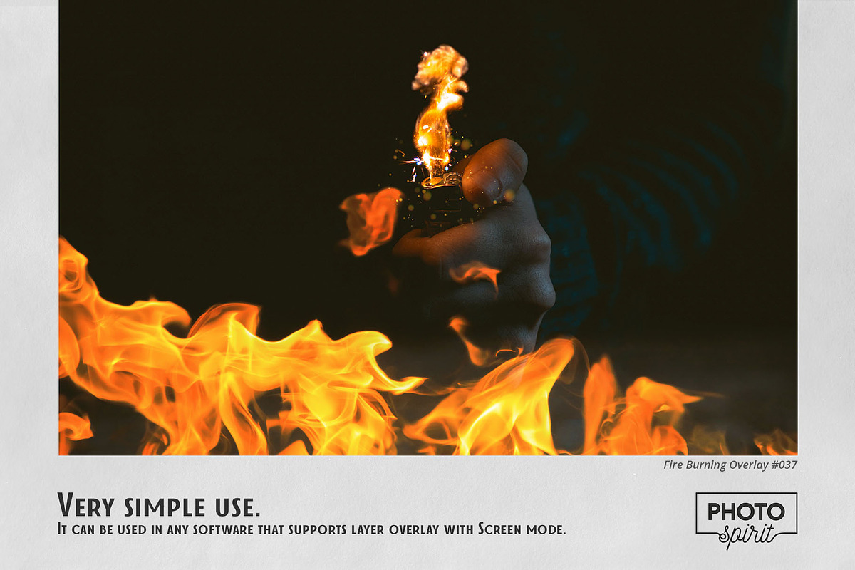 Fire Burning Effect Overlays, a Brushes & More by PhotoSpirit (Photo 6 of 10)