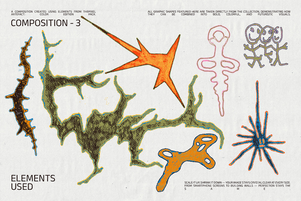 Pixel Artefact. Color Edition, a Graphic by Vanzyst (Photo 2 of 12)