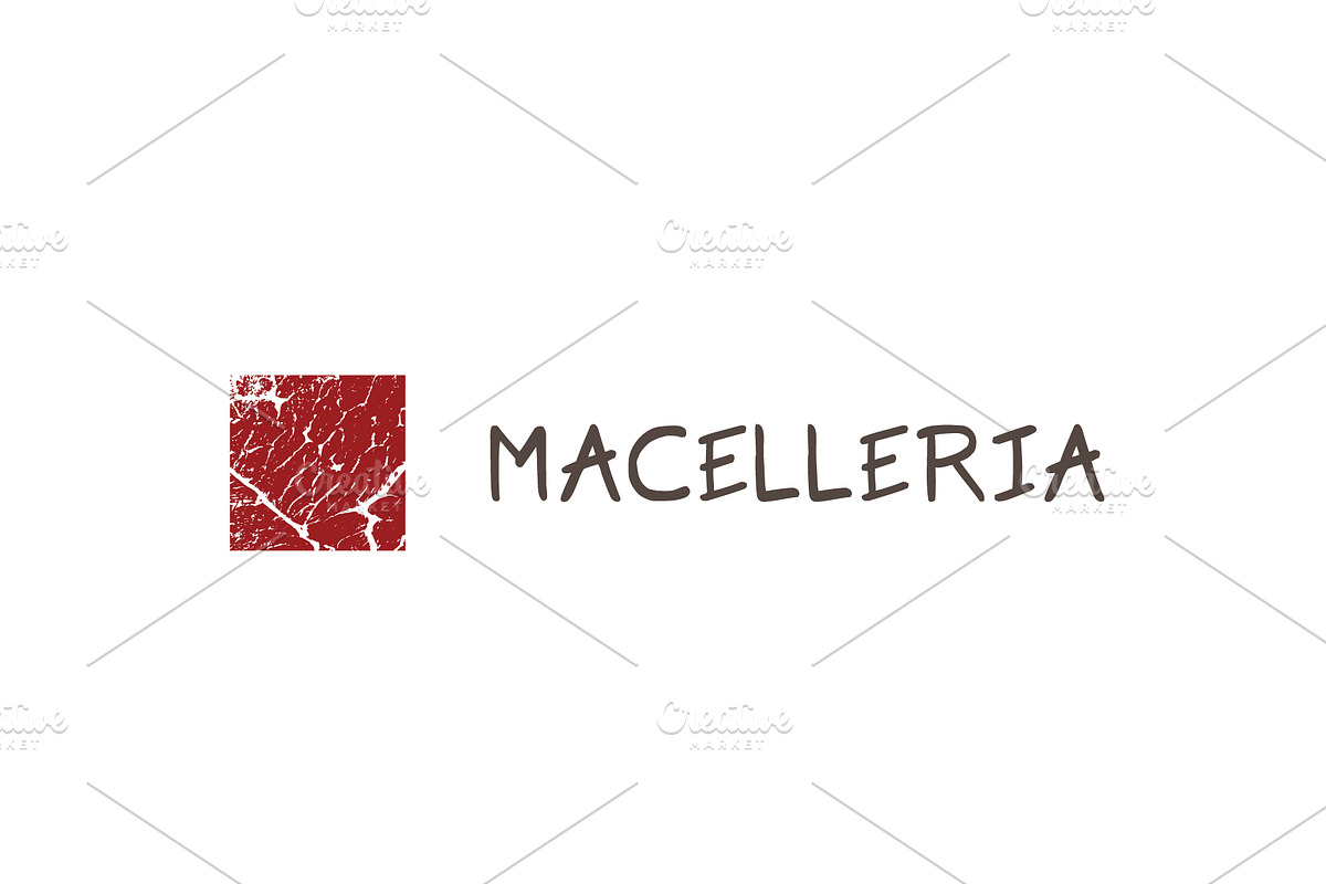 Butcher shop logo design, a Branding & Logo Template by MuzaInspires (Photo 2 of 6)