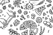 Italian Traditional Pizza Vector, a Food Illustration by Tettygreen (Thumbnail 3 of 3)