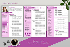 ATS Resume CV Word & Google Docs 23