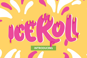 Iceroll Font, a Font by LeoSupply.co