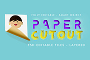PAPER CUTOUT - Photoshop Layer