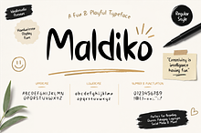Maldiko – Playful Handwritten